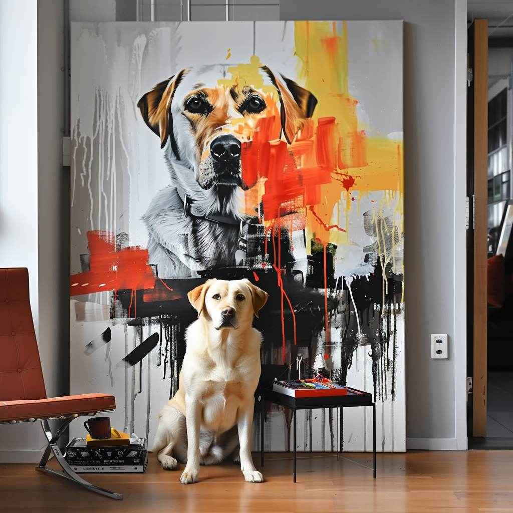 「燃える獣」スペシャルエディションキャンバス-welikecustom-MJ