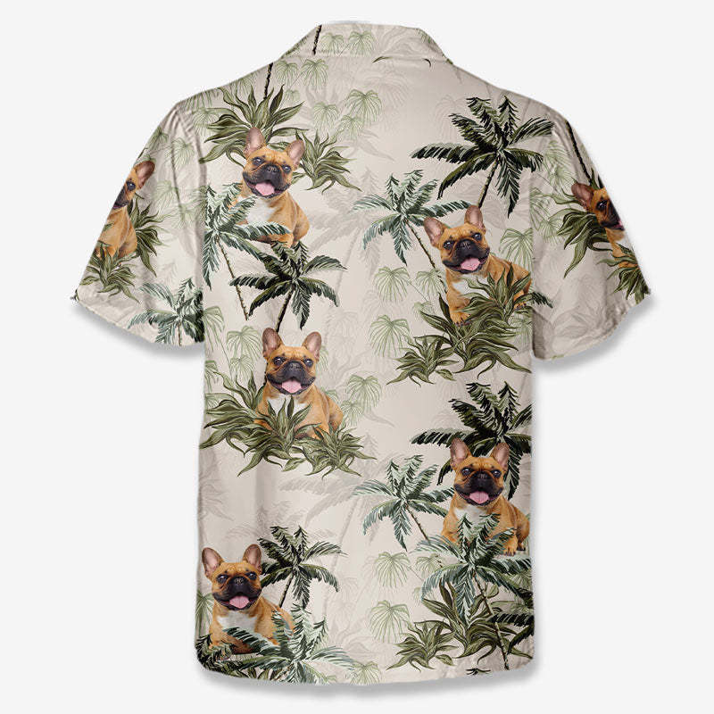 カスタム写真 幸せは波のようにやってくる - 犬と猫のパーソナライズされたカスタムユニセックストロピカルハワイアンアロハシャツ-welikecustom-MJ