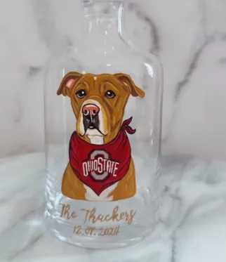 カスタム ペット写真アート スタイル ウイスキー ボトル-welikecustom-MJ