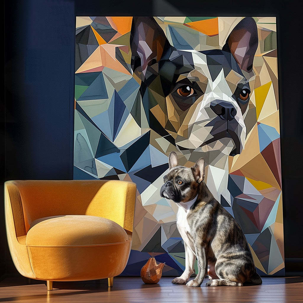 キュービズムアート - 幾何学キャンバス-welikecustom-MJ