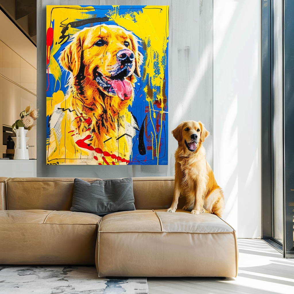 グラフィティブルー「FUNK」キャンバス-welikecustom-MJ