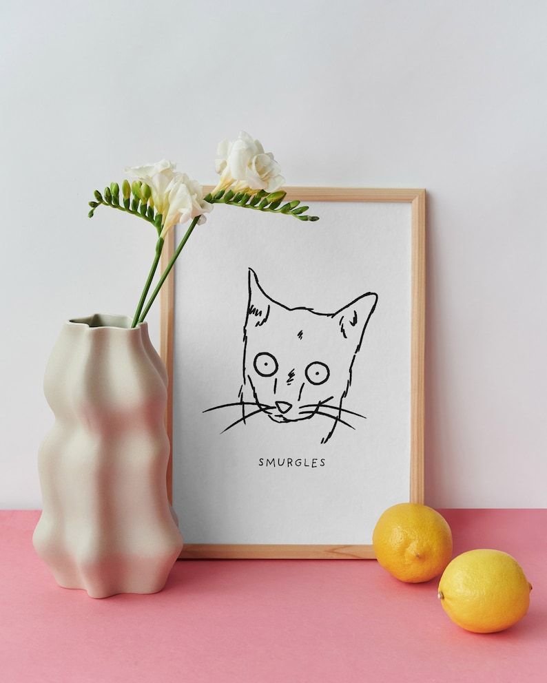 カスタム醜いペットの肖像画アートキャンバスカスタムペットの肖像画アート-welikecustom-MJ