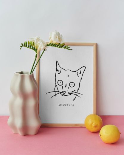 カスタム醜いペットの肖像画アートキャンバスカスタムペットの肖像画アート-welikecustom-MJ