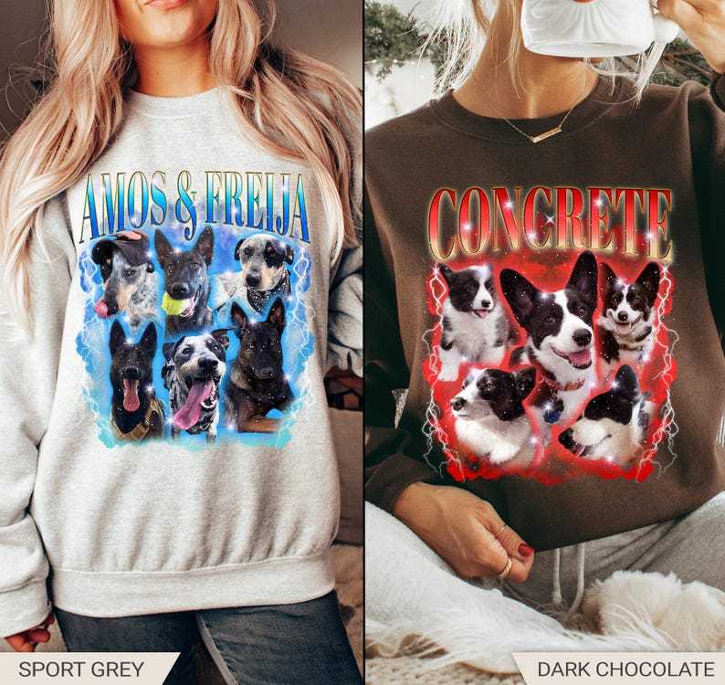 銀河星雲ペット写真プリント T シャツ、スウェット、パーカー-welikecustom-MJ