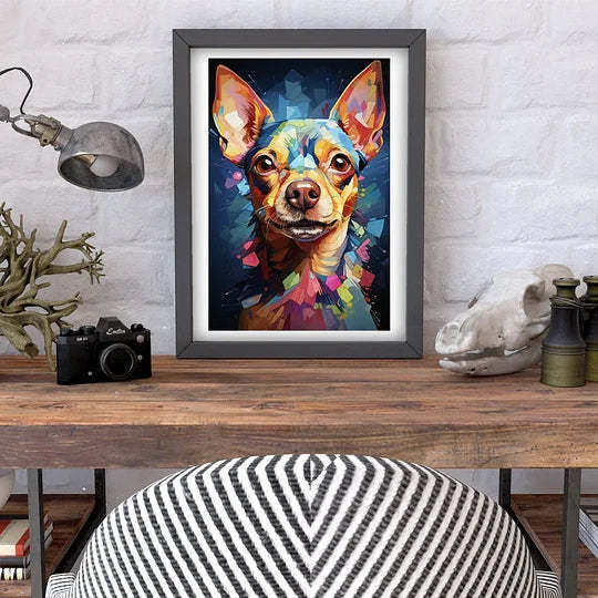 モダン墨アート風 ペット似顔絵-welikecustom-MJ