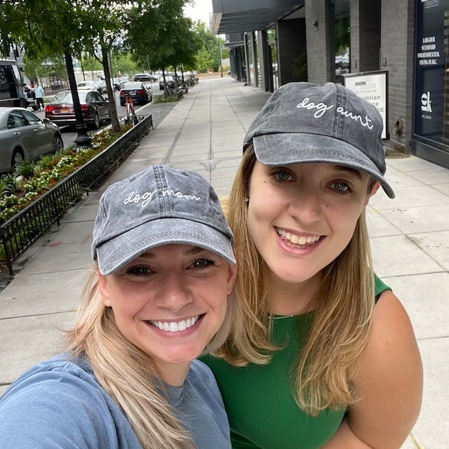 ドッグママ スクリプト 刺繍 パパハット コットン ベースボールキャップ-welikecustom-MJ