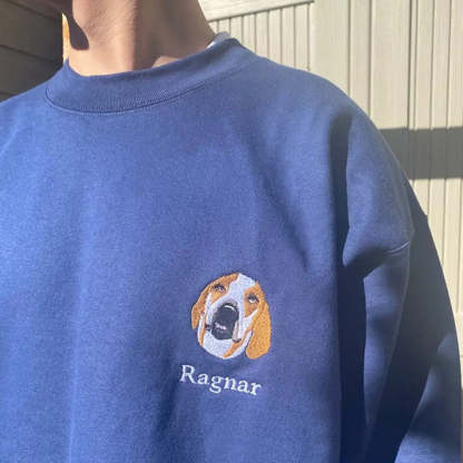 カスタム刺繍ペットスウェットシャツ - ペット愛好家への完璧なパーソナライズギフト