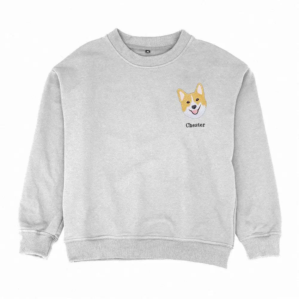 カスタム刺繍ペットスウェットシャツ - ペット愛好家への完璧なパーソナライズギフト
