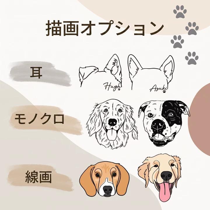 【名入れ・イラスト入り】オーダーメイド ペット肖像 スウェット・パーカー・Tシャツ ｜ 愛犬・愛猫デザイン ギフト
