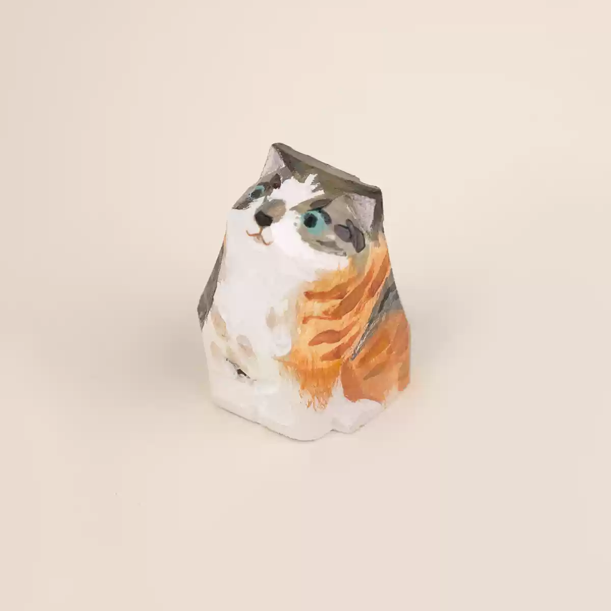 カスタム猫木彫りのストラップ——色だけカスタム – welikecustom