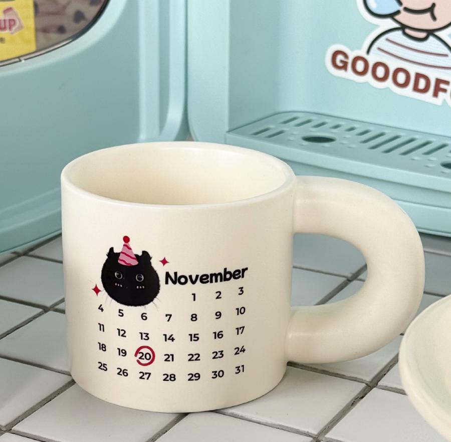 ペットの写真カスタマイズカレンダー記念日セラミックコーヒーカップクリエイティブギフト-welikecustom-MJ