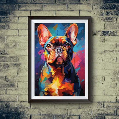 モダン墨アート風 ペット似顔絵-welikecustom-MJ