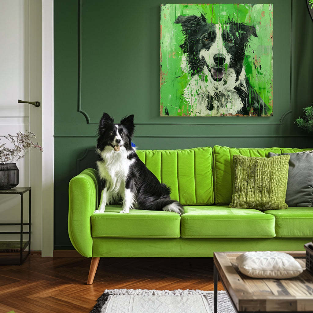 「バブル」グラフィティアートキャンバス（色はオプション）-welikecustom-MJ