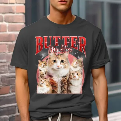 カスタムペットフェイスヴィンテージプリントヒップホップ T シャツ、スウェットシャツ、パーカー-welikecustom-MJ