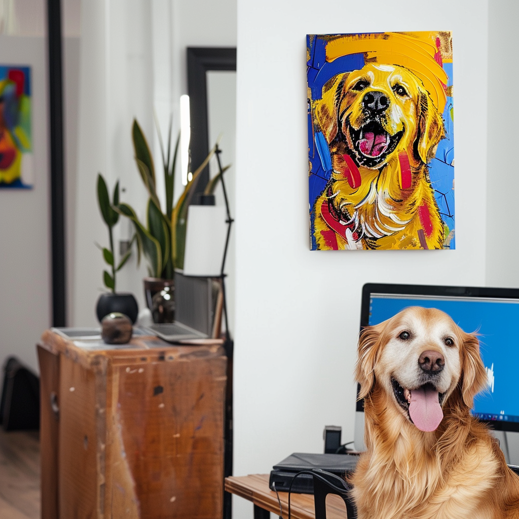 グラフィティブルー「FUNK」キャンバス-welikecustom-MJ