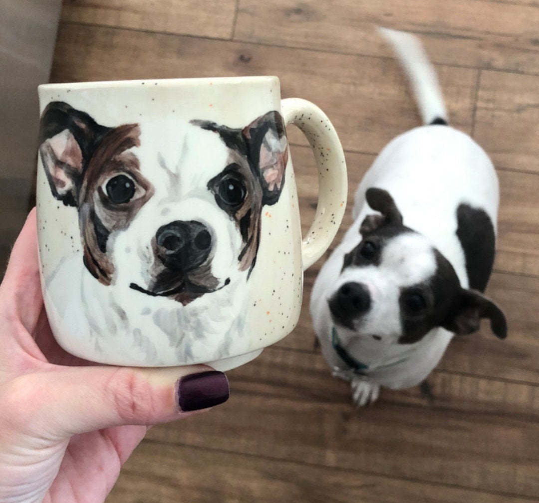 手描きペットカスタムマグ 猫マグ 犬マグ ペットマグ-welikecustom-MJ