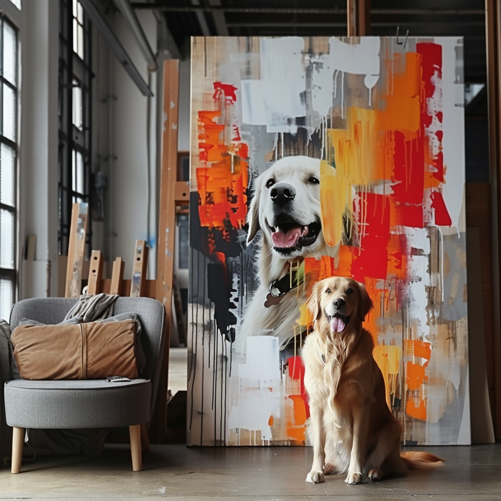 「燃える獣」スペシャルエディションキャンバス-welikecustom-MJ