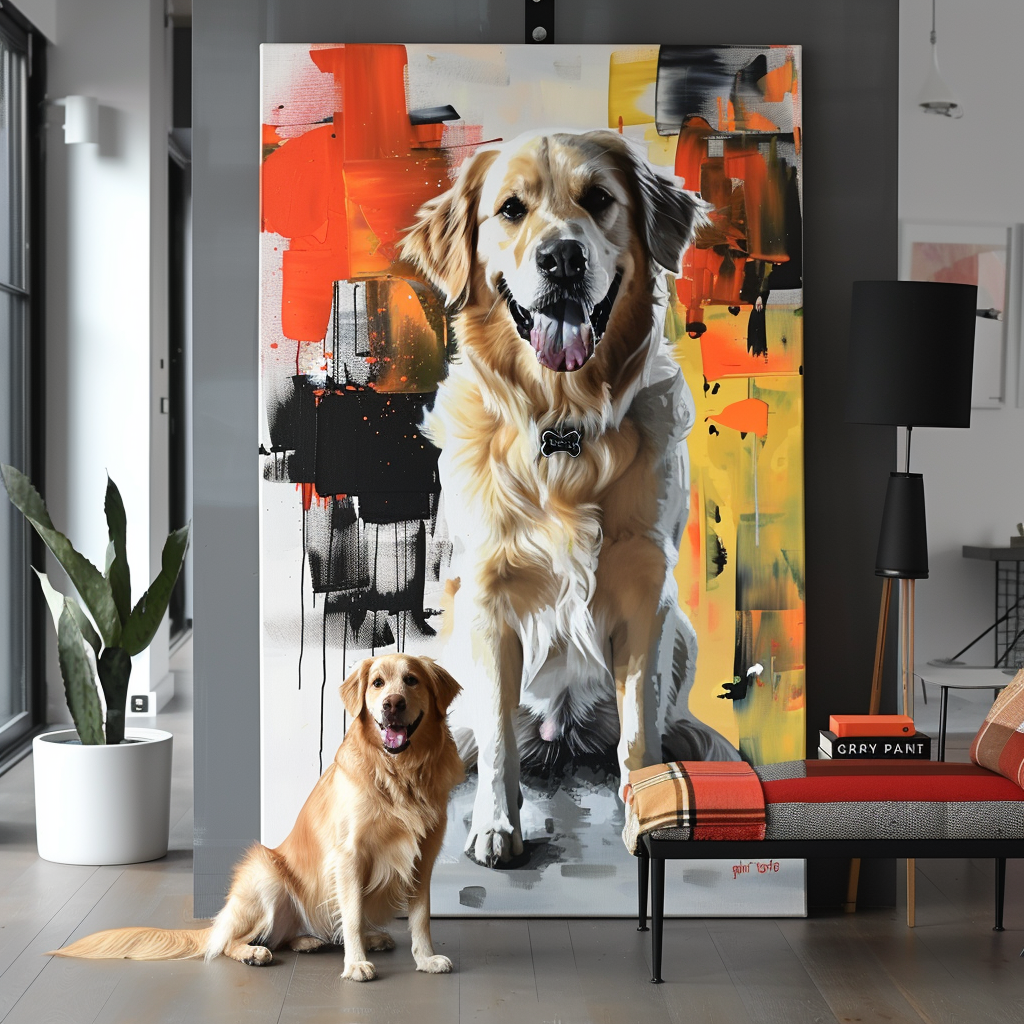 「燃える獣」スペシャルエディションキャンバス-welikecustom-MJ