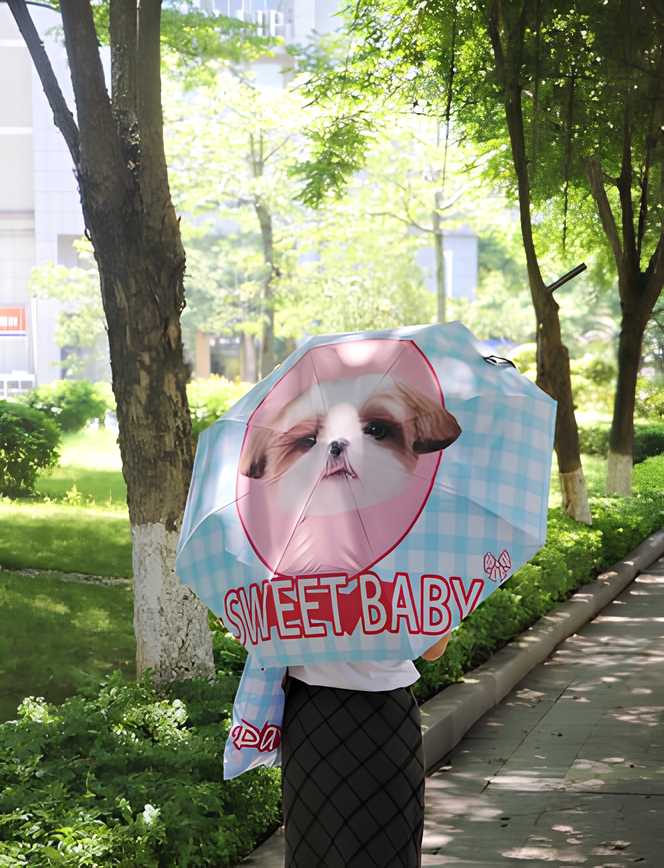 「Sweet Baby」カスタムペットフォト晴雨傘-welikecustom-MJ