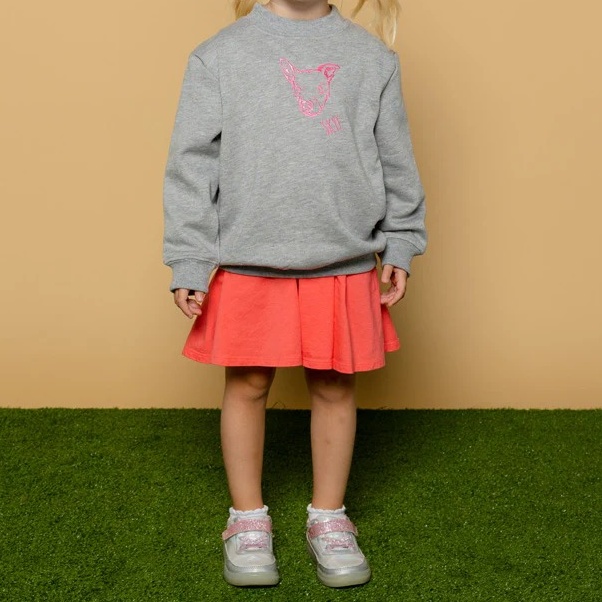 ペットの顔が刺繍された子供用スウェットシャツ、Tシャツ、パーカー-welikecustom-MJ