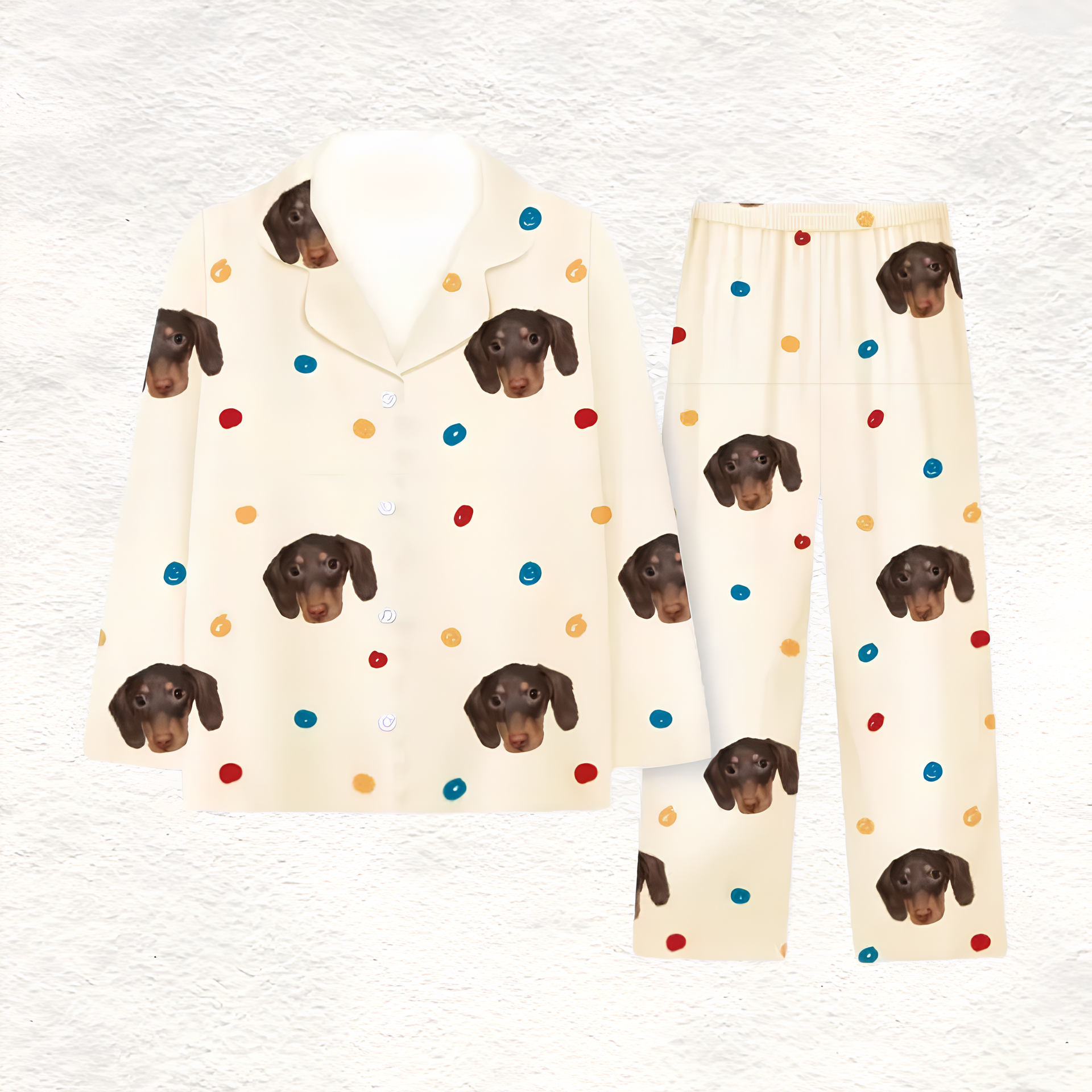 「10」ペット写真カスタム ホームパジャマ