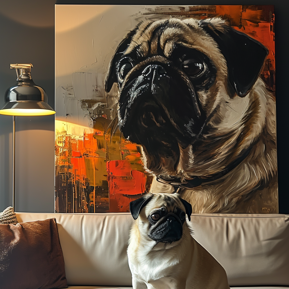 「秋と岩」アートペインティングキャンバス-welikecustom-MJ