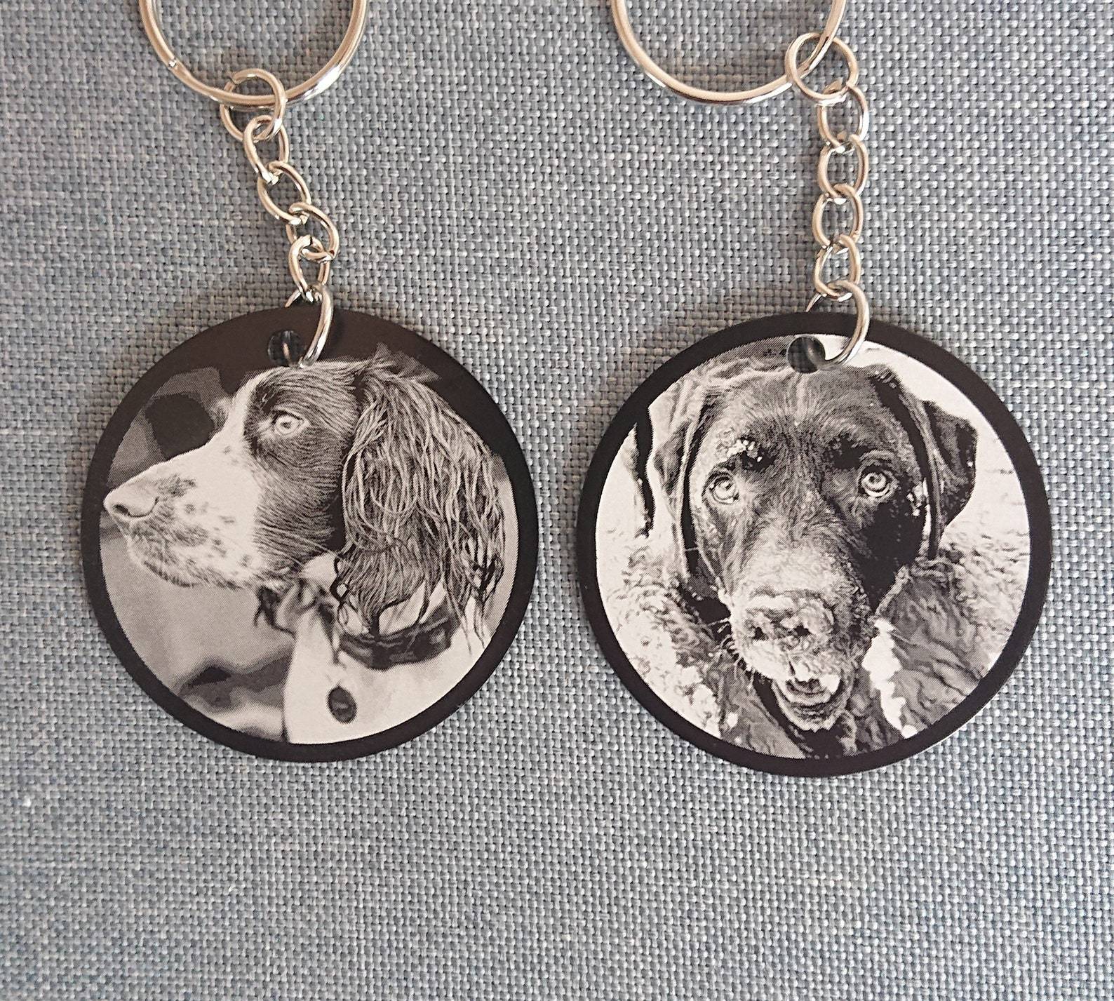 高品質レーザー彫刻メタルパーソナライズペットキーリング-welikecustom-MJ