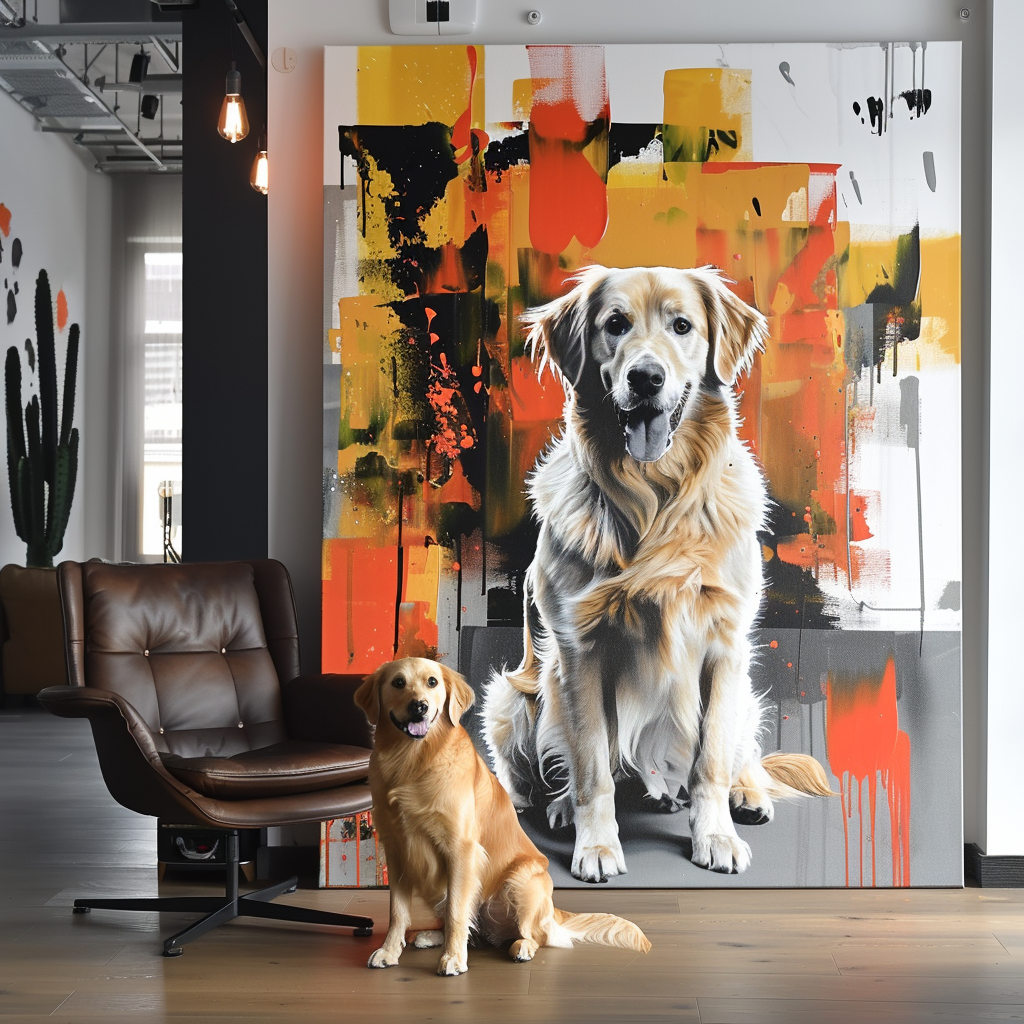 「燃える獣」スペシャルエディションキャンバス-welikecustom-MJ