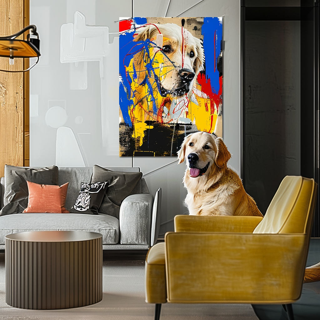 グラフィティブルー「FUNK」キャンバス-welikecustom-MJ