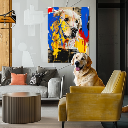 グラフィティブルー「FUNK」キャンバス-welikecustom-MJ