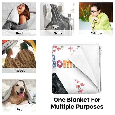 カスタマイズされた印刷プロセスのペット写真ブランケット-welikecustom-MJ