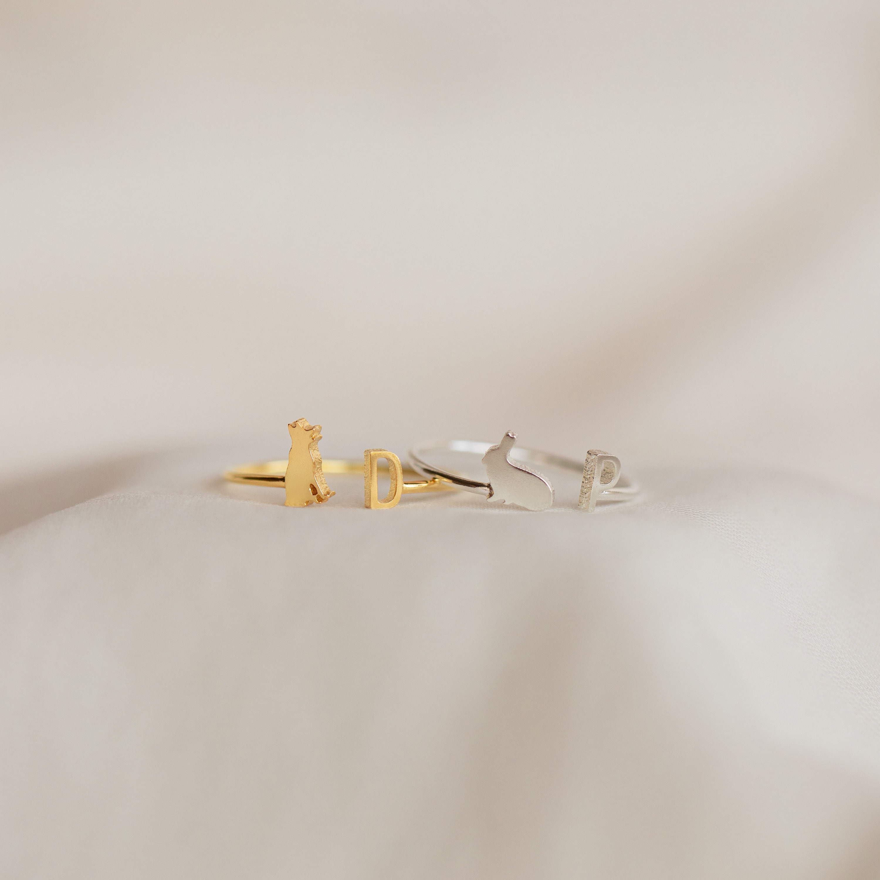 パーソナライズされたペットイニシャルリングチャームリング-welikecustom-MJ