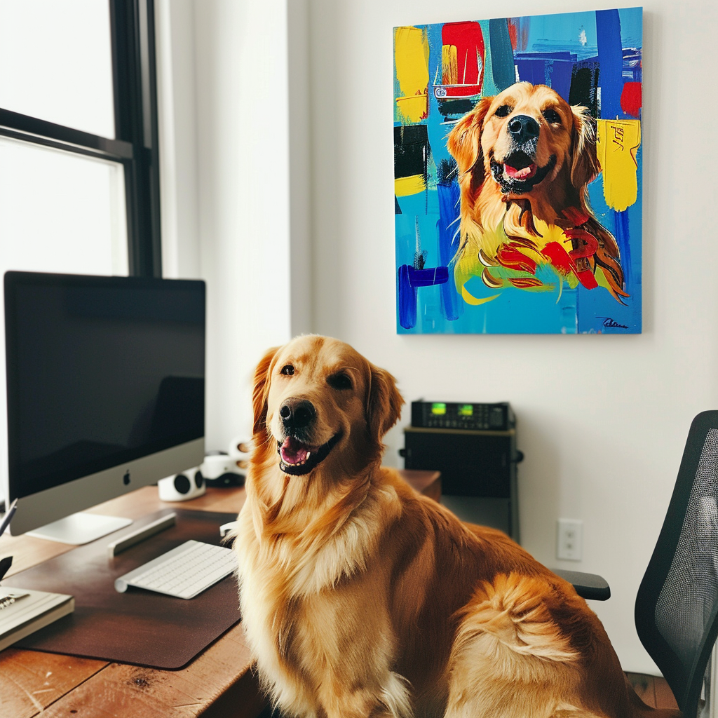 グラフィティブルー「FUNK」キャンバス-welikecustom-MJ