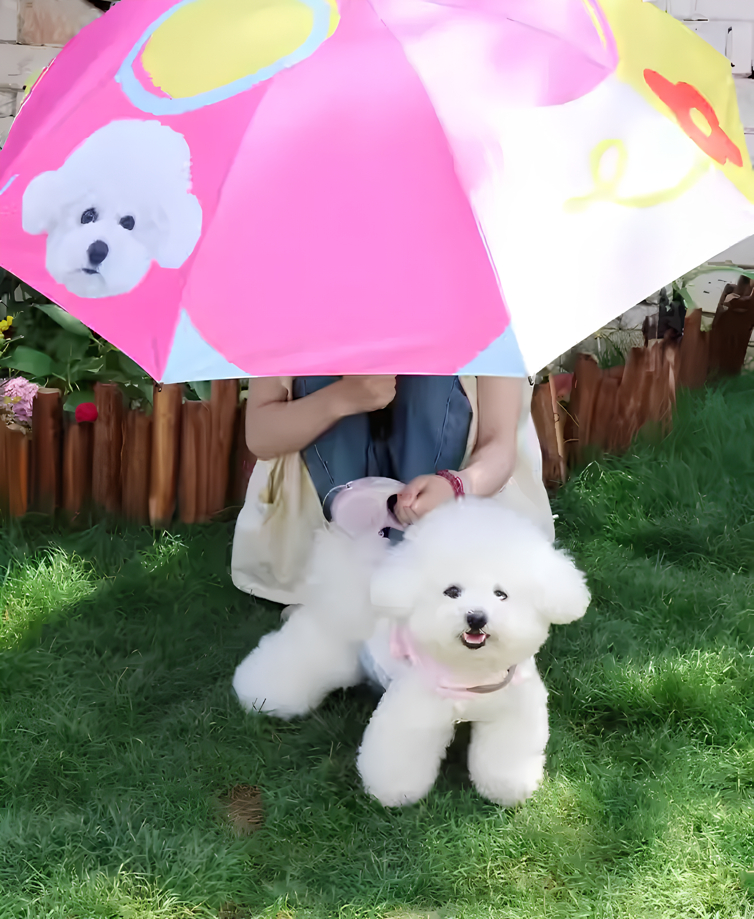 「春の花」カスタマイズペット写真晴雨傘-welikecustom-MJ