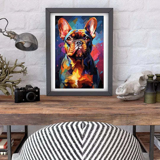 モダン墨アート風 ペット似顔絵-welikecustom-MJ