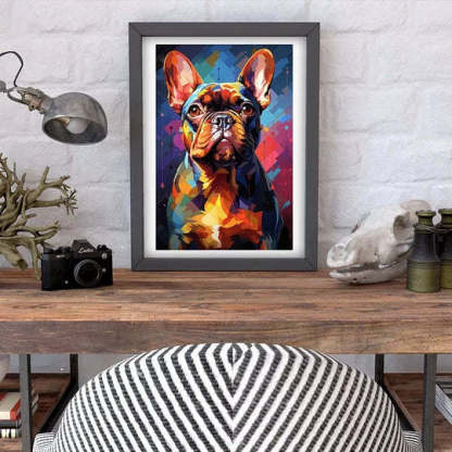 モダン墨アート風 ペット似顔絵-welikecustom-MJ