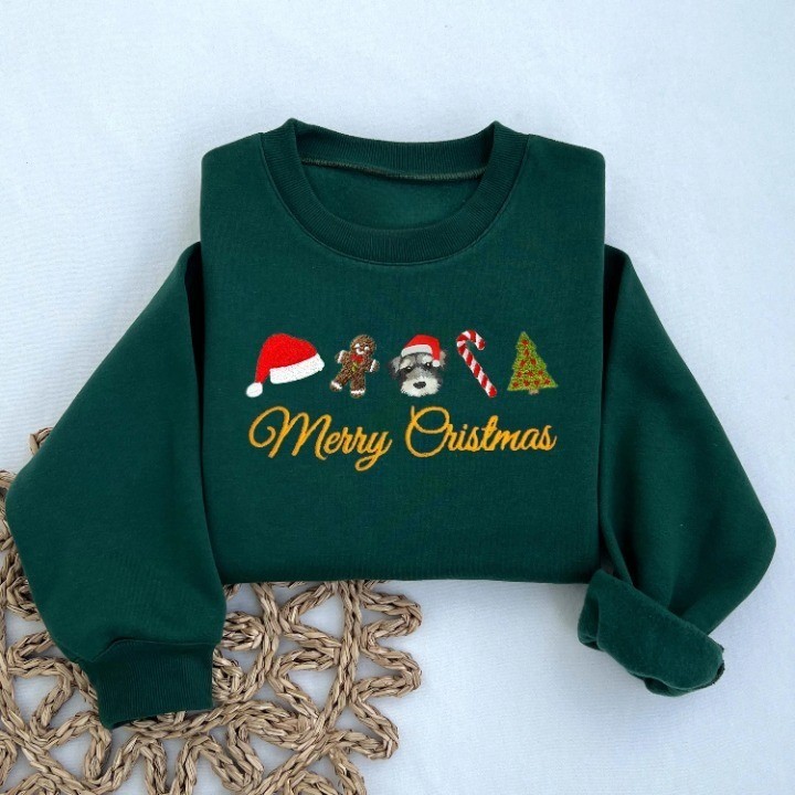 オーダーメイドペットフォトチャーム刺繍シリーズ Tシャツ、スウェット、パーカー-welikecustom-MJ