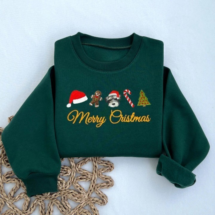 オーダーメイドペットフォトチャーム刺繍シリーズ Tシャツ、スウェット、パーカー-welikecustom-MJ