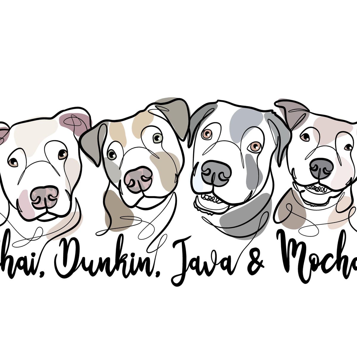 カスタム ペットの写真の抽象的なスタイルのブランケット-welikecustom-MJ