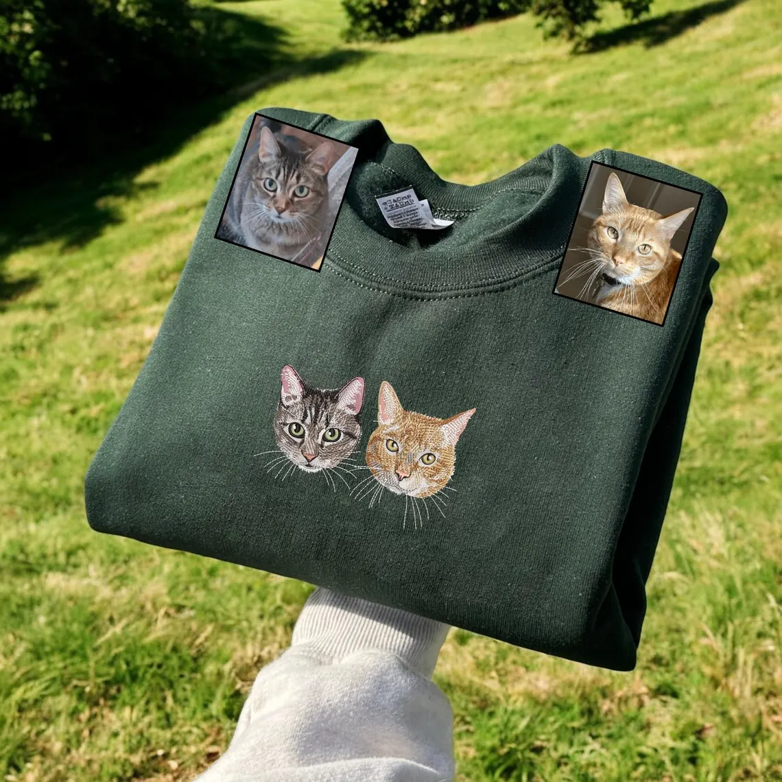 カスタム刺繍ペットスウェットシャツ - ペット愛好家への完璧なパーソナライズギフト