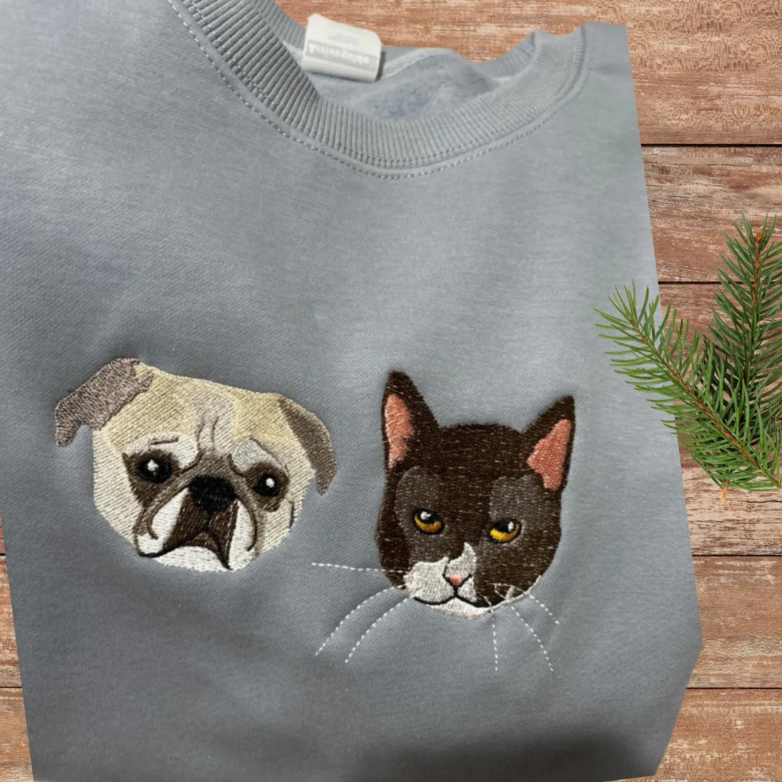 カスタム刺繍ペットスウェットシャツ - ペット愛好家への完璧なパーソナライズギフト