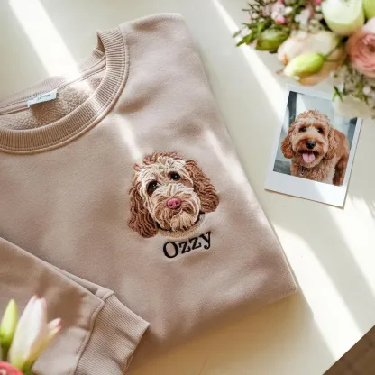 カスタム刺繍ペットスウェットシャツ - ペット愛好家への完璧なパーソナライズギフト