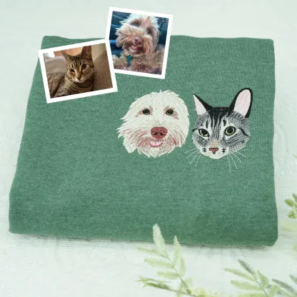 カスタム刺繍ペットスウェットシャツ - ペット愛好家への完璧なパーソナライズギフト
