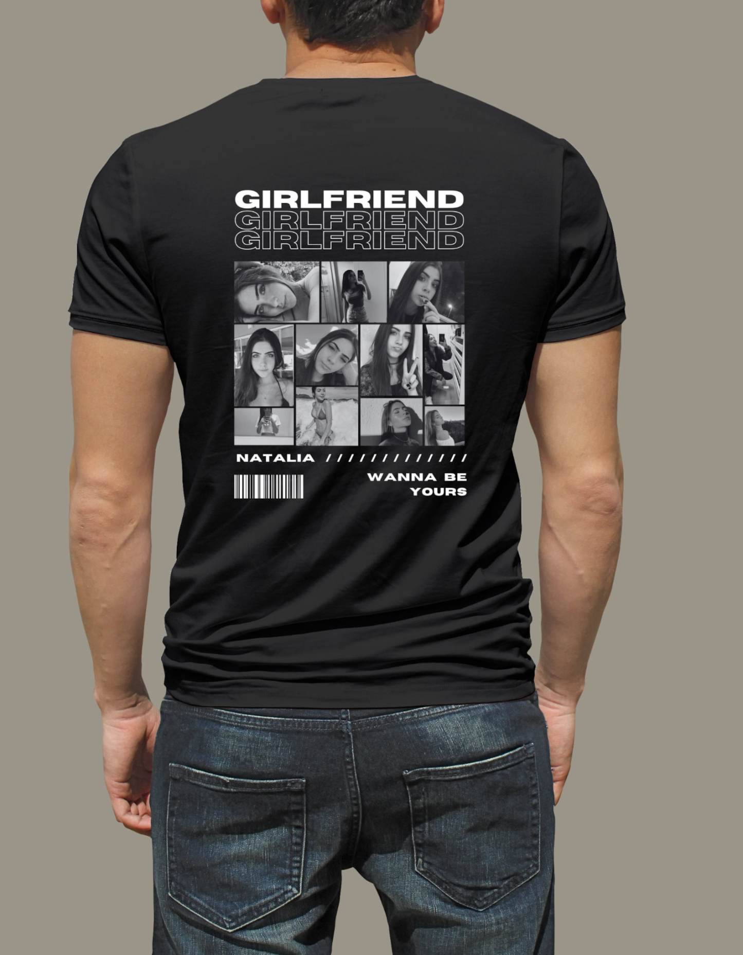 ONLY YOU ユニークなカスタマイズされたフォト T シャツ – バレンタインデーのギフト-welikecustom-MJ