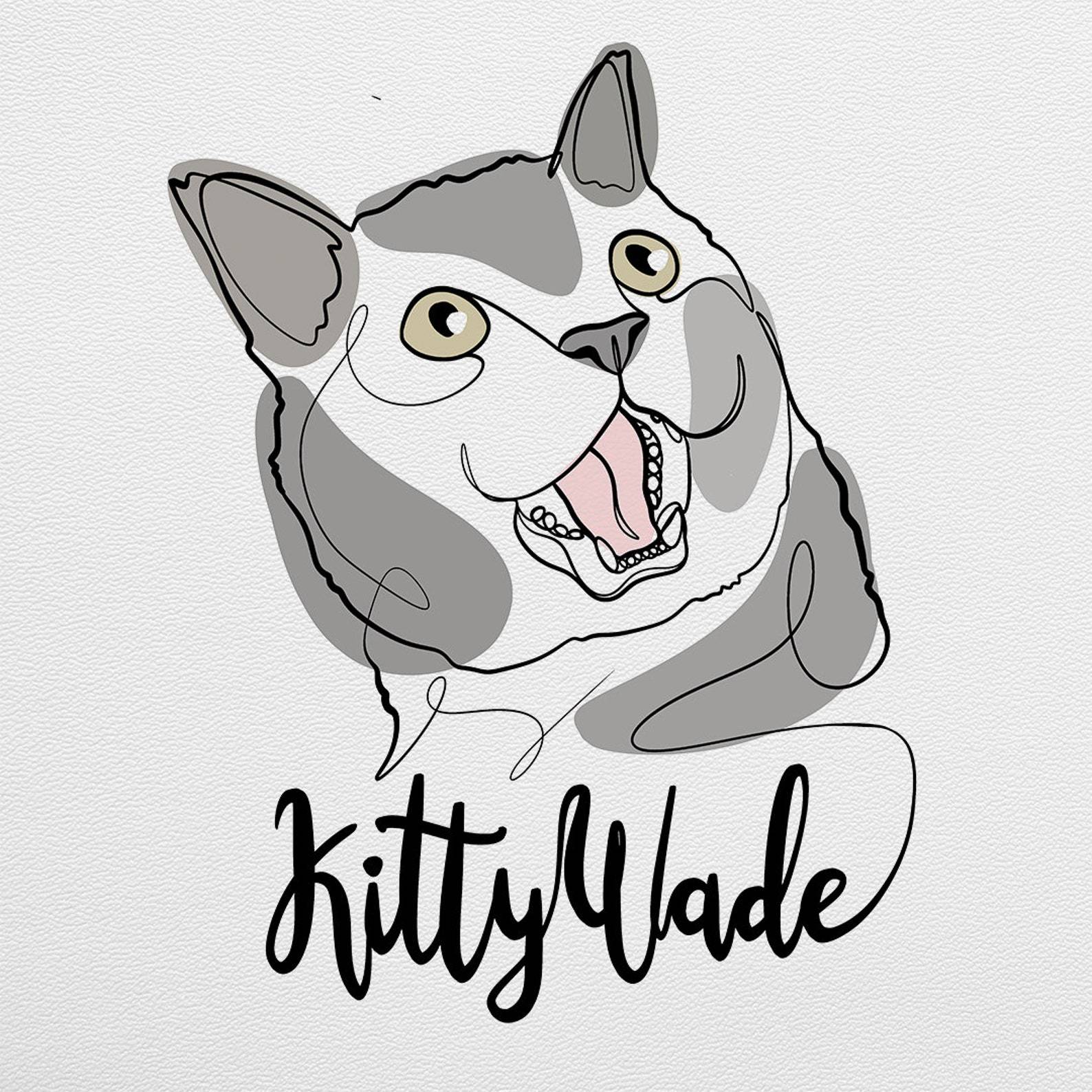 カスタム ペットの写真の抽象的なスタイルのブランケット-welikecustom-MJ