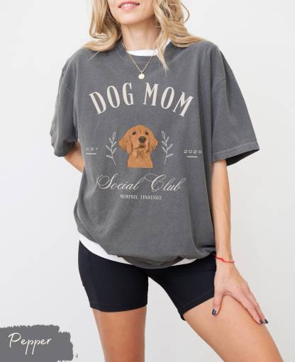 春の手書きイラスト風 ペット写真カスタムTシャツ、スウェット、パーカー-welikecustom-MJ