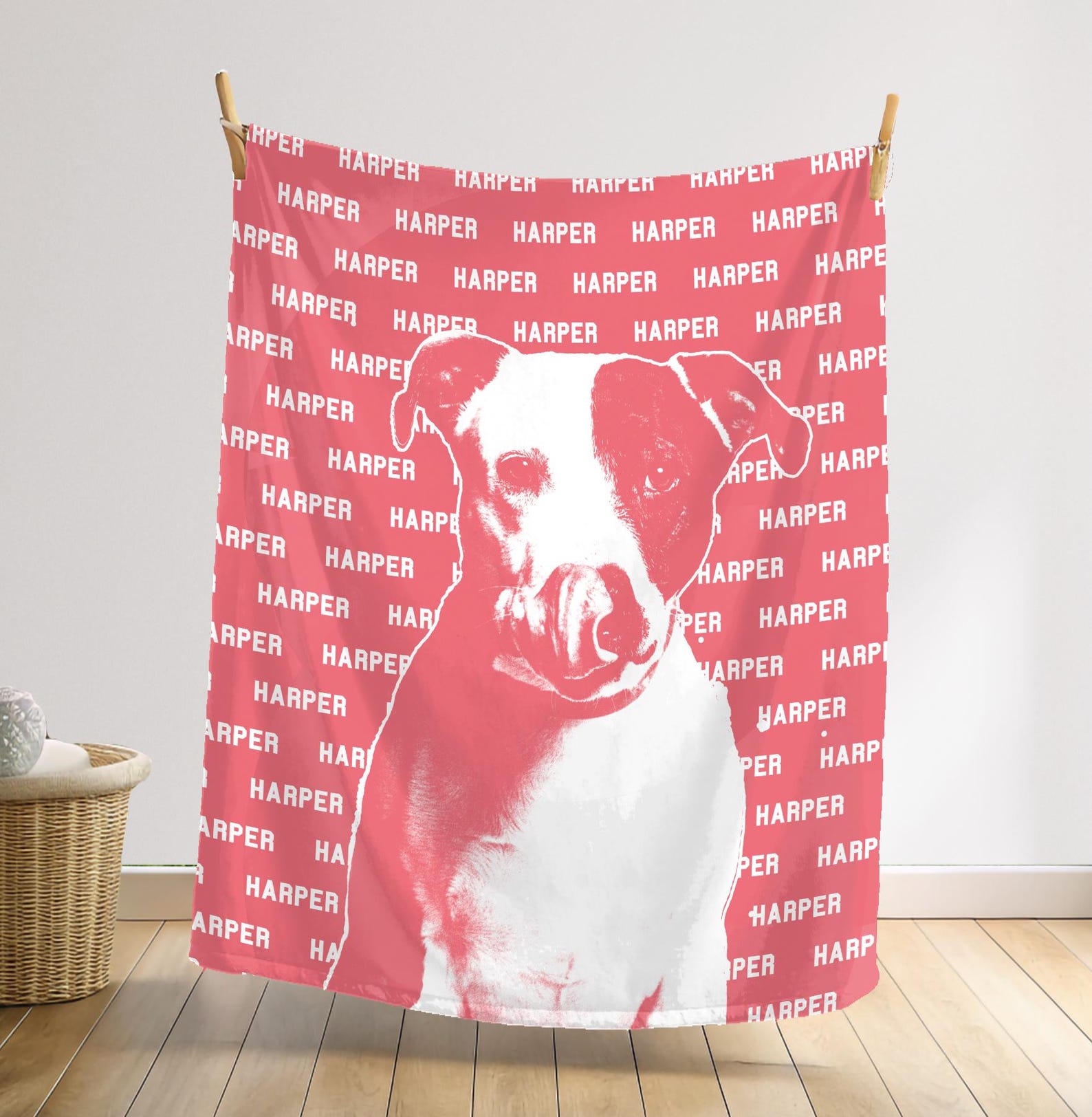 ペットメモリアルブランケット｜名前と写真入りオーダーメイド毛布-welikecustom-MJ