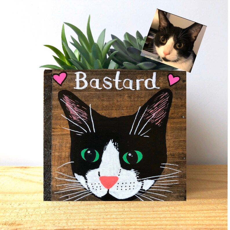 カスタムペット写真手描き風植木鉢-welikecustom-MJ