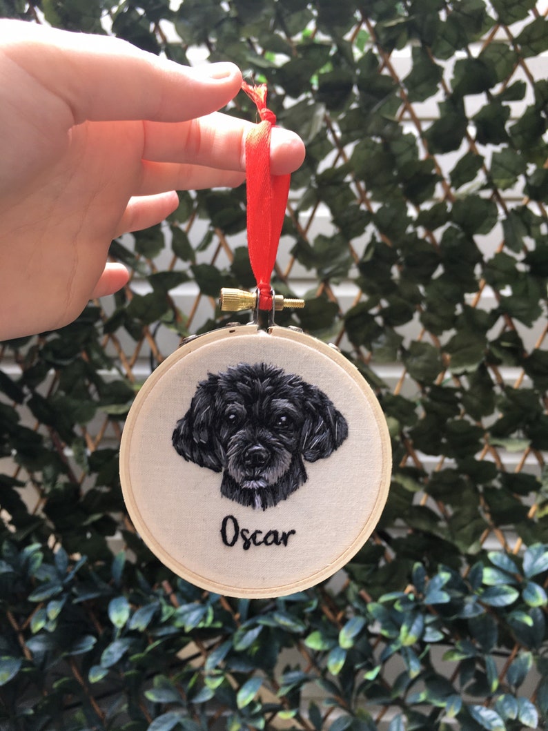 写実風ペット刺繍アバターカスタムペンダント-welikecustom-MJ