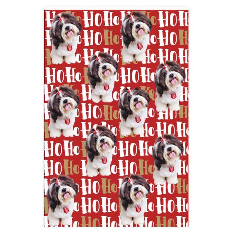 カスタマイズされたペットの写真の包装紙 (6枚)-welikecustom-MJ